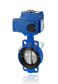 电动对夹式蝶阀