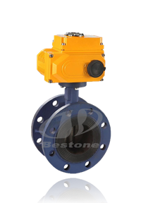 电动法兰软密封蝶阀