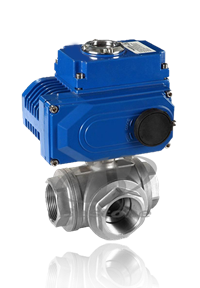 电动三通内螺纹球阀