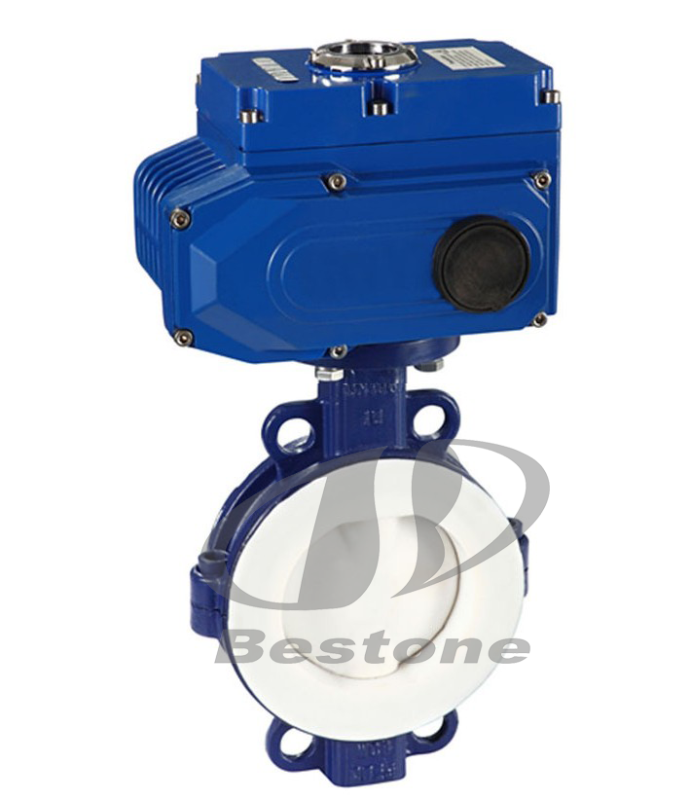 电动对夹式衬氟蝶阀