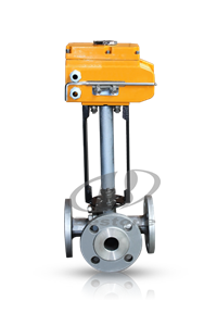 电动三通超低温法兰球阀